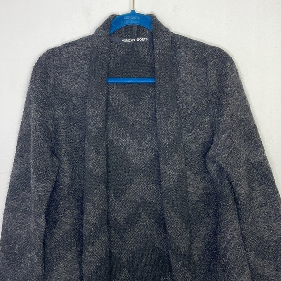 MARC Cain alpaga wool blend chevron soft cardigan - Picture 2 of 10